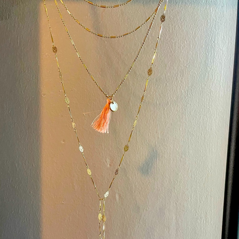 🌸 Pretty Boho Multi-Layered Tassel Necklace 🌸
